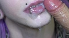 Dark Lipstick Spitty Mouth Fetish JOI HD MV Trailer