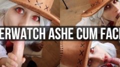 Ashe From Overwatch Gets A Sperm Facial HD