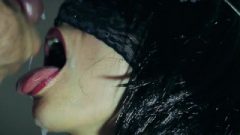 WOW Double Spunk BlowJob (Passionate/Sloppy And Swallow) By Barbie Nikki Wolfe