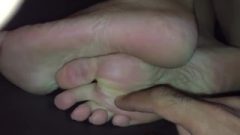 Sleepy Foot Fetish & Tickling Arousing Long Toes