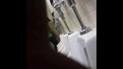 Hung Penis In Bathroom