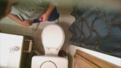 Caught My Straight Friend Pissing With A Spycam