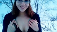 Sensuous Blow-Job And Sex In Outdoor Snow