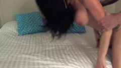 Massive Tit Cleo Get Destroyed Raw On Bed