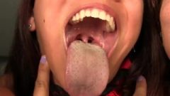 Mexican With Long Tongue Licks Sluts Face All Over
